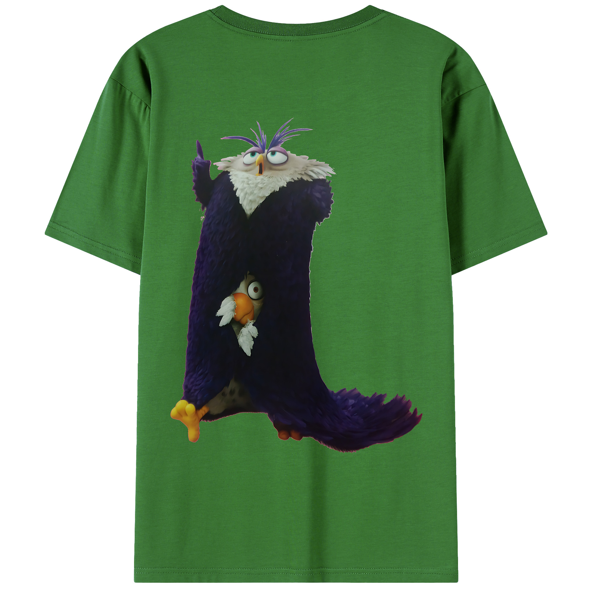 （画像用） Angry Birds アングリーバード レディース半袖Tシャツ(バックプリント)